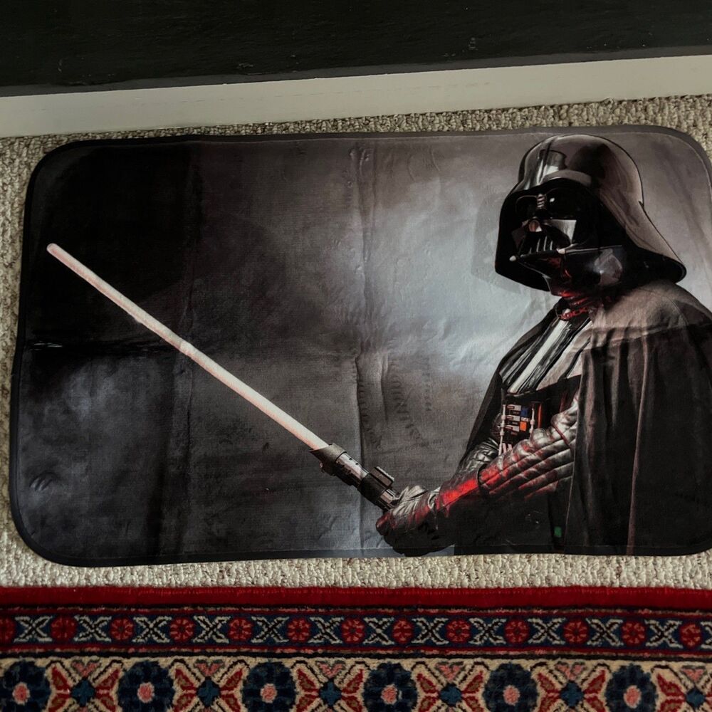 Farther Vader Star Wars Bathroom Rugs 30x18”’ Kids Colorful Bath Rugs for Shower